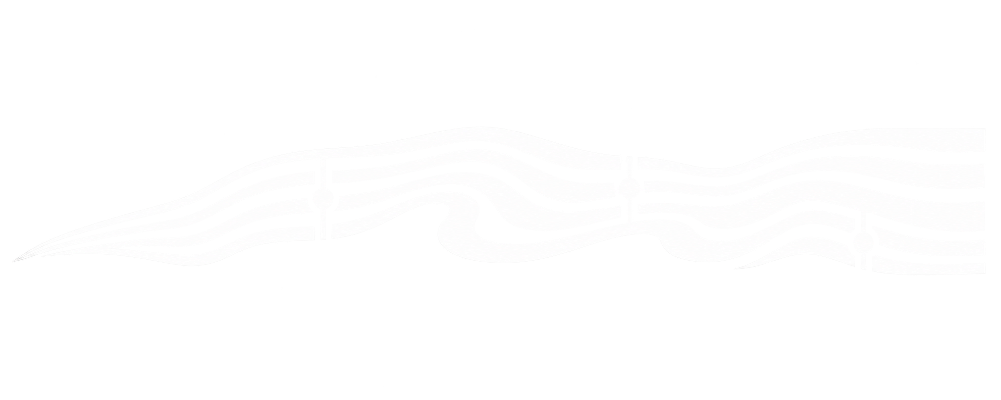Contour Current topographic line graphic on a campervan